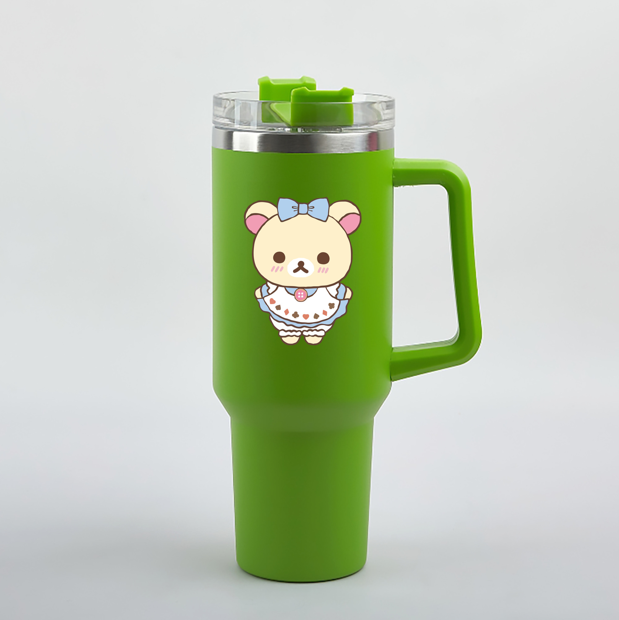 （画像用） リラックマ リラックマ キイロイトリ Rilakkuma Korilakkuma Kiiroitori 1200mL車用タンブラー（カラープリント）